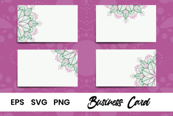 Business Card Floral Mandala