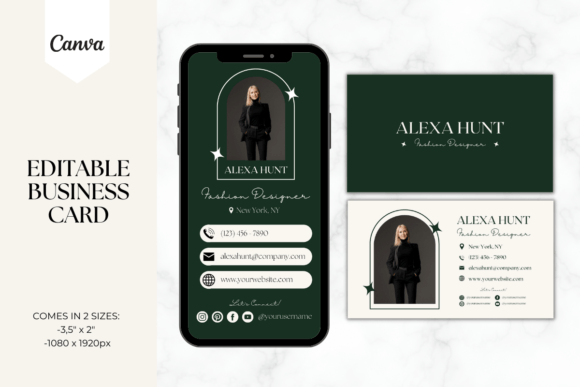 Business Card Set Template - Minimalist