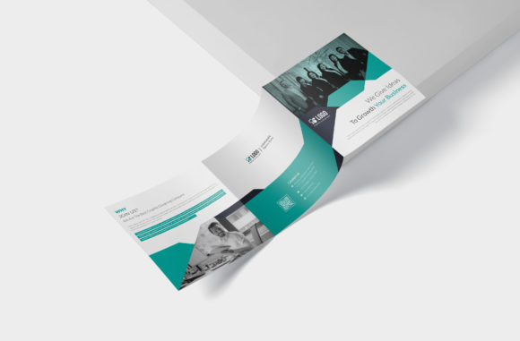 Business Square Trifold Brochure