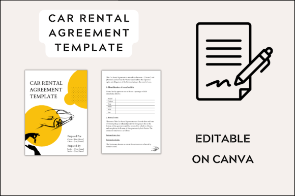 Car Rental Agreement PDF: Graphics & Print Templates
