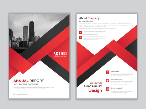 Corporate Business 2 Page Flyer: Graphics & Print Templates