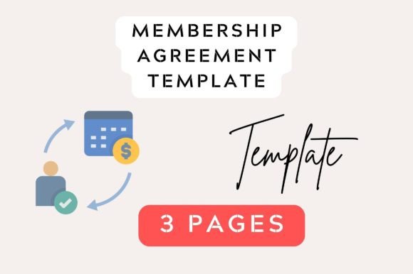 Membership Contract Template: Graphics & Print Templates