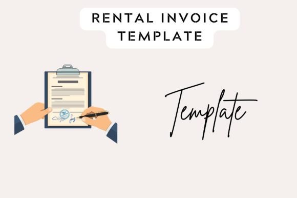 Party Rental Invoice Template: Graphics & Print Templates