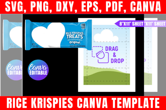 Rice Krispies Canva Template: Graphics & Print Templates